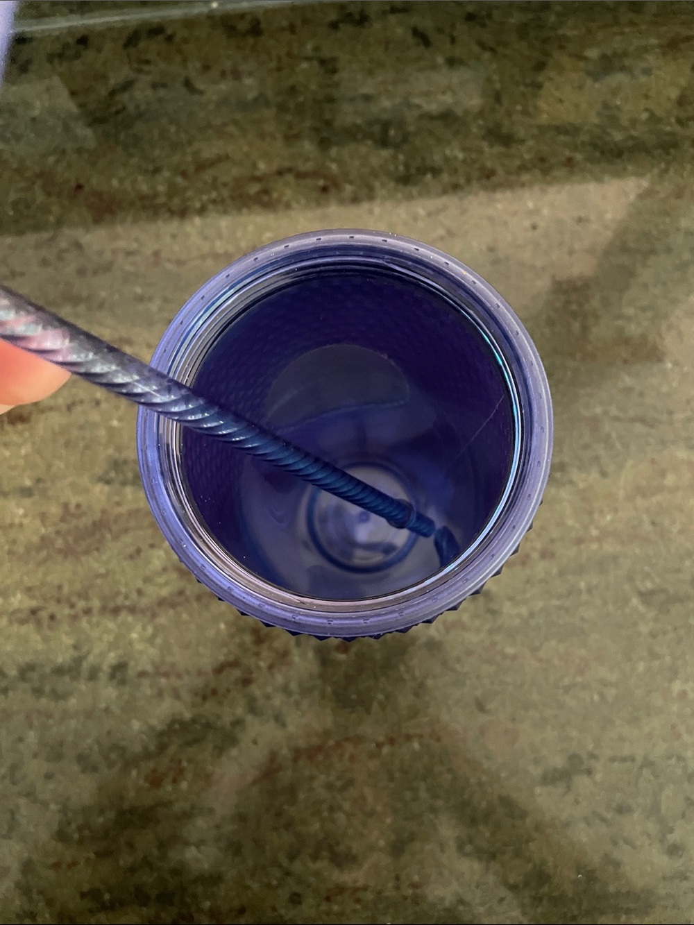 Starbucks Iridescent Purple Blue Studded Tumbler Straw Disney 50th Celebration - Picture 5 of 11